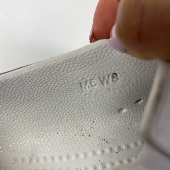 Native Jefferson White & Gray Slip On Shoes Women's Size 8 - Picture 8 of 8